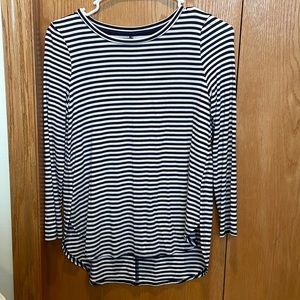 Blue And White Long Sleeve